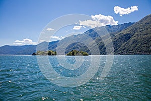 Brissago Islands, Switzerland Ã¢â¬â JUNE 24, 2015: Passengers will photo